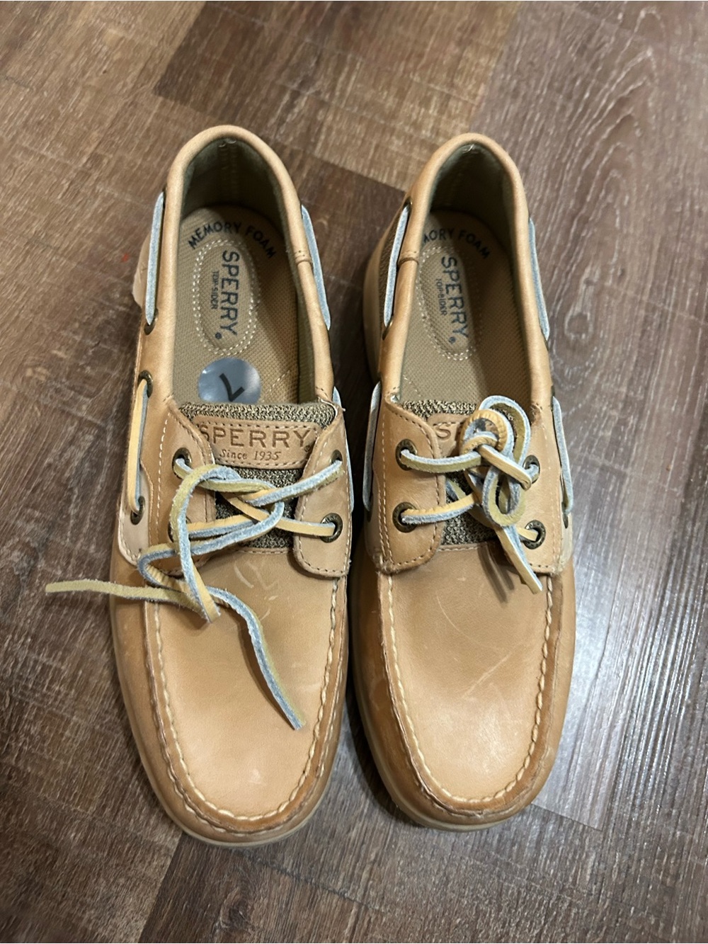 Sperry Women Light Brown Leather Shoes